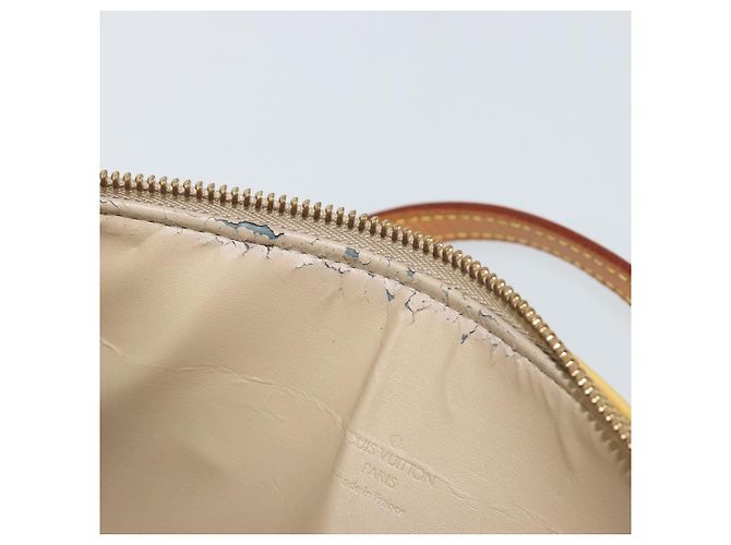 LOUIS VUITTON Borsa Monogram Vernis Bedford Beige M91006 LV Auth 189591 - vista 9