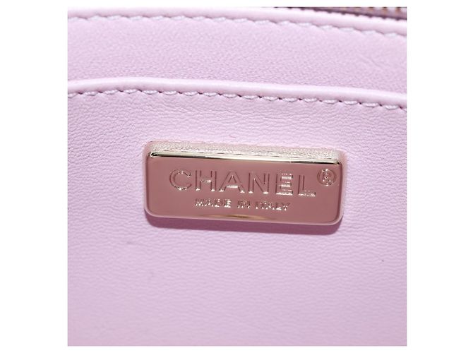 CHANEL Mini Matelasse 17 Chain Bag Sequin Multicolor Gold CC Auth 189074SM Multicolore D'oro - vista 18