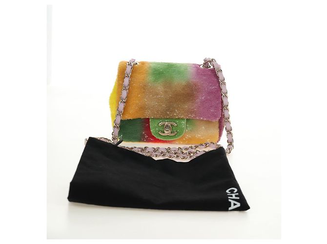 CHANEL Mini Matelasse 17 Chain Bag Sequin Multicolor Gold CC Auth 189074SM Multicolore D'oro - vista 27