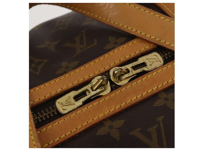 LOUIS VUITTON Monogram Sac Souple 55 Boston Bag M41622 LV Auth 189373 Monogramma - vista 18