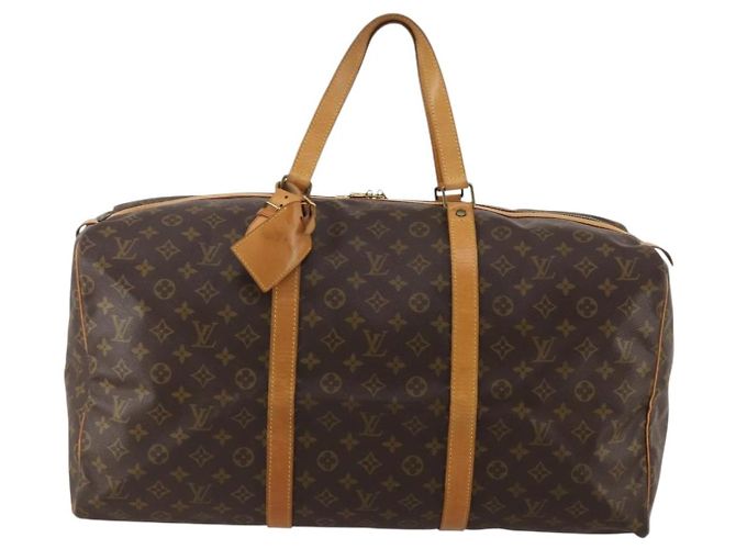 LOUIS VUITTON Monogram Sac Souple 55 Boston Bag M41622 LV Auth 189373 Monogramma - vista 2