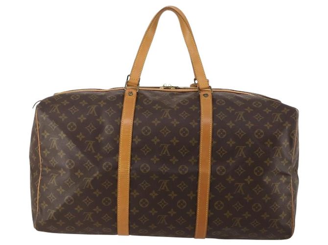 LOUIS VUITTON Monogram Sac Souple 55 Boston Bag M41622 LV Auth 189373 Monogramma - vista 3