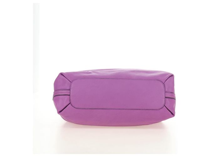 Chloé Borsa Chloe Elsie in Pelle 2way Viola Oro Auth am12030V D'oro Porpora - vista 12