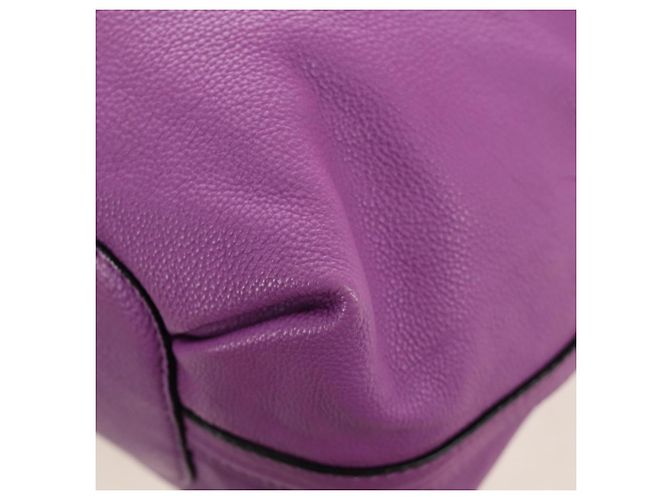 Chloé Borsa Chloe Elsie in Pelle 2way Viola Oro Auth am12030V D'oro Porpora - vista 16
