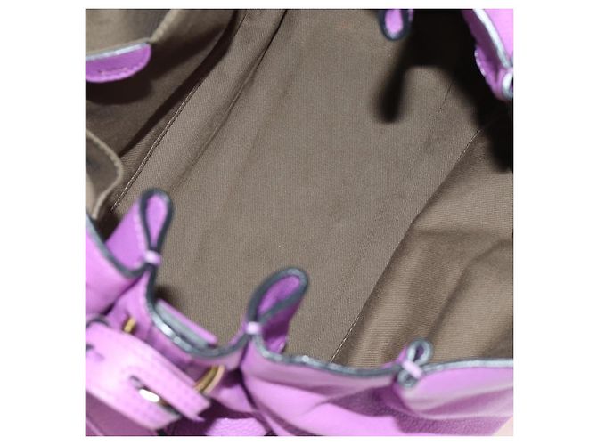 Chloé Borsa Chloe Elsie in Pelle 2way Viola Oro Auth am12030V D'oro Porpora - vista 22