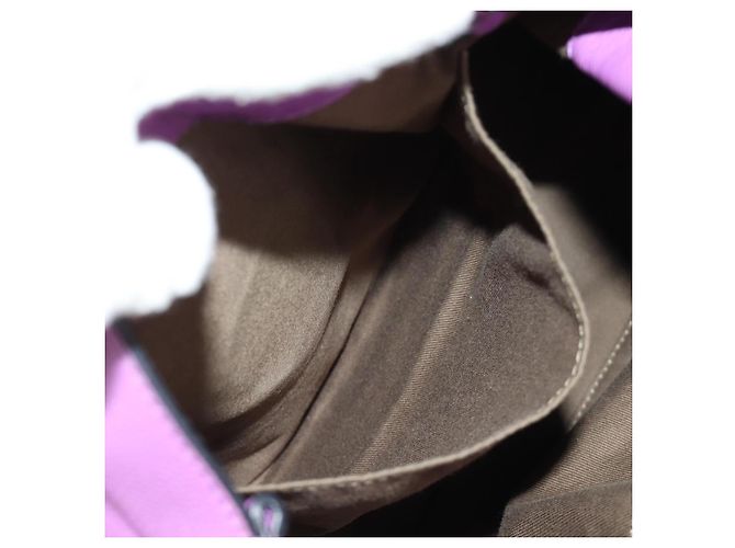 Chloé Borsa Chloe Elsie in Pelle 2way Viola Oro Auth am12030V D'oro Porpora - vista 25