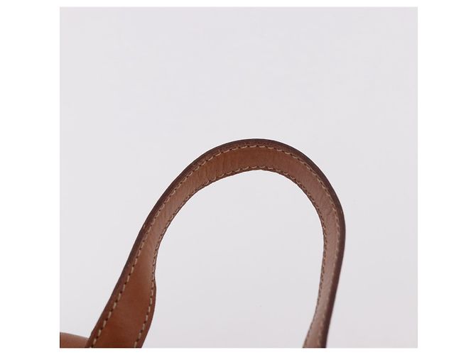 Céline Zaino CELINE Macadam Canvas PVC Pelle Marrone Oro Auth 188472V D'oro - vista 8