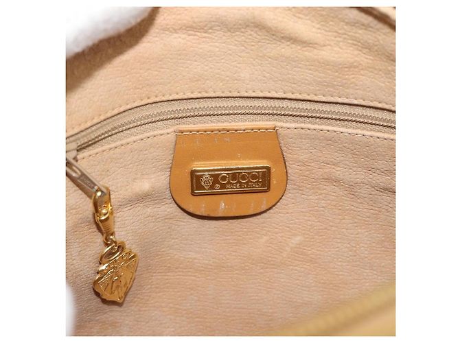 Borsa a tracolla GUCCI Micro GG Supreme PVC Beige Oro 007 983 1113 Auth ka5012 D'oro - vista 15
