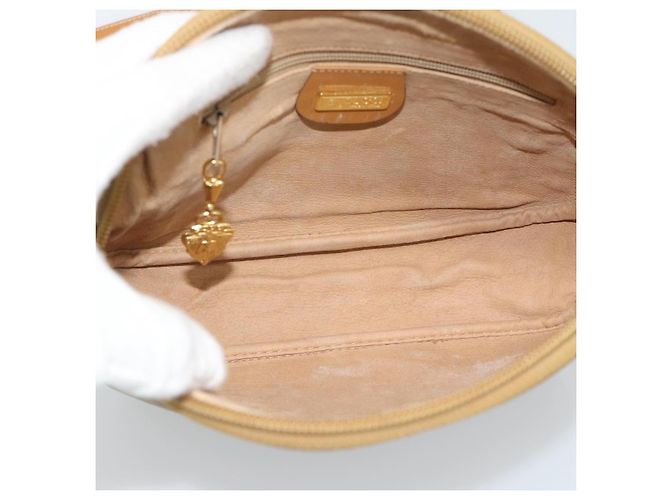 Borsa a tracolla GUCCI Micro GG Supreme PVC Beige Oro 007 983 1113 Auth ka5012 D'oro - vista 16