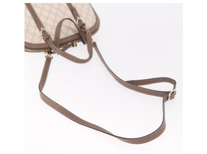 Bolso GUCCI GG Supreme en PVC 2way Beige Oro 309617 Auth 190275 Dorado - vista 10