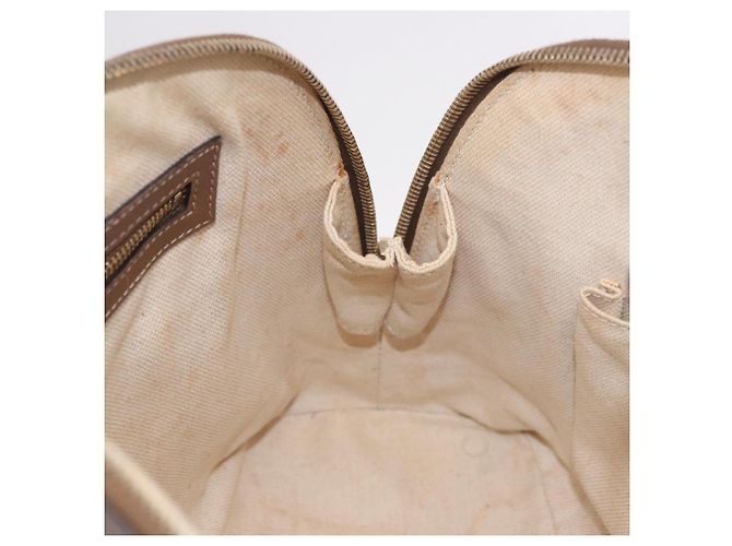 Bolso GUCCI GG Supreme en PVC 2way Beige Oro 309617 Auth 190275 Dorado - vista 21
