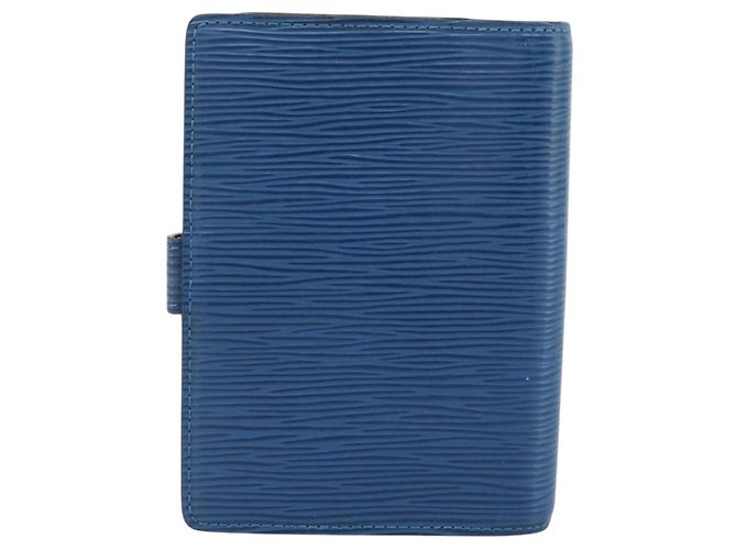 LOUIS VUITTON Epi Agenda PM Day Planner Cover Blue R20055 LV Auth BA13780 - vista 3