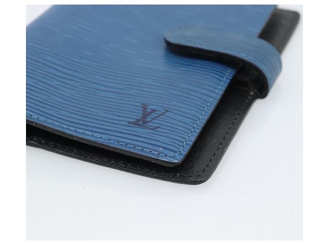 LOUIS VUITTON Epi Agenda PM Day Planner Cover Blue R20055 LV Auth BA13780 - vista 8