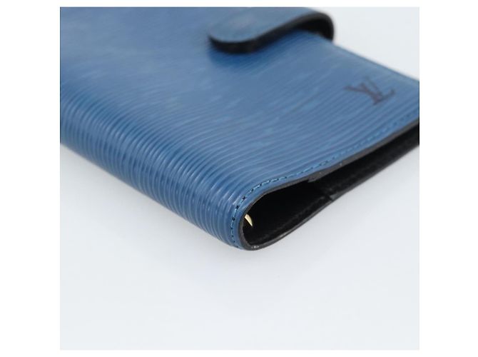 LOUIS VUITTON Epi Agenda PM Day Planner Cover Blue R20055 LV Auth BA13780 - vista 9