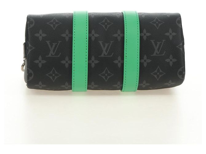 Borsa LOUIS VUITTON Eclipse Keepall Bandouliere 25 2way M25885 LV Auth 189764SV Monogramma - vista 13