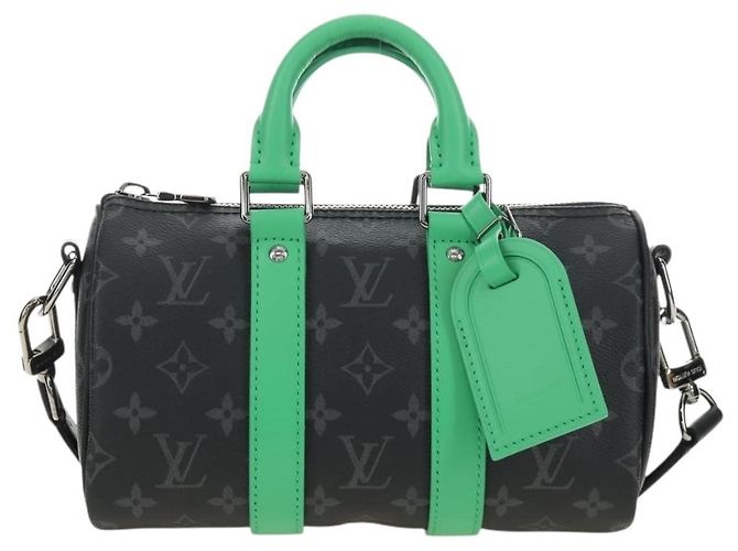 Borsa LOUIS VUITTON Eclipse Keepall Bandouliere 25 2way M25885 LV Auth 189764SV Monogramma - vista 2