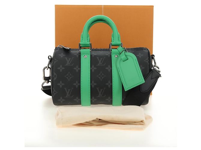 Borsa LOUIS VUITTON Eclipse Keepall Bandouliere 25 2way M25885 LV Auth 189764SV Monogramma - vista 26
