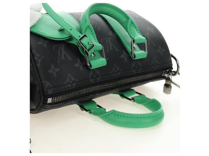 Borsa LOUIS VUITTON Eclipse Keepall Bandouliere 25 2way M25885 LV Auth 189764SV Monogramma - vista 6