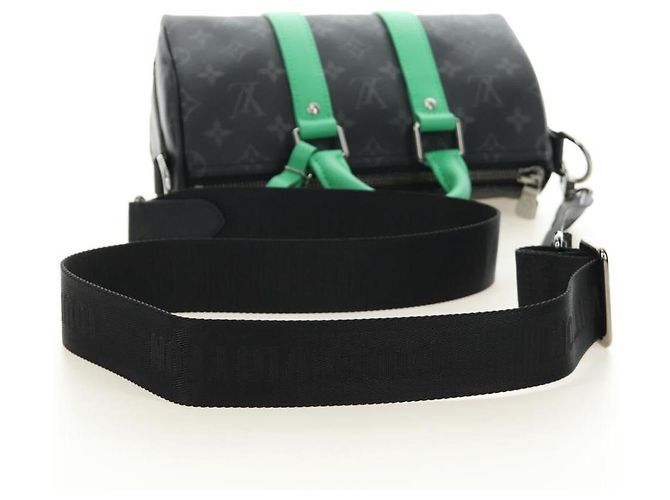 Borsa LOUIS VUITTON Eclipse Keepall Bandouliere 25 2way M25885 LV Auth 189764SV Monogramma - vista 9