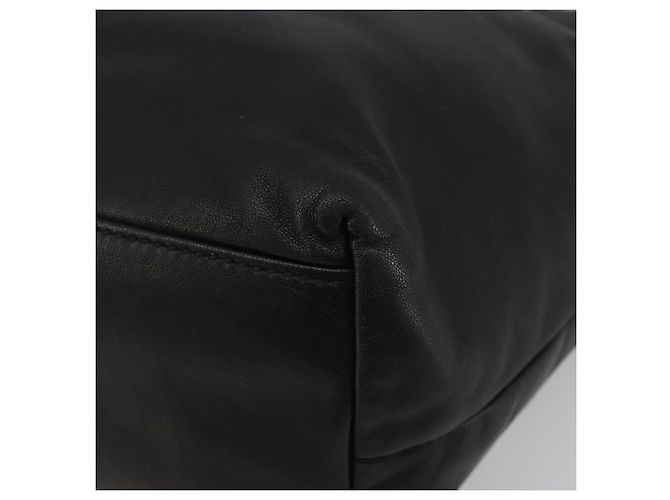Dolce & Gabbana Borsa Tote con catena DOLCE&GABBANA in pelle nera e oro Auth BA13681V Nero D'oro - vista 12