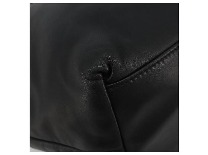 Dolce & Gabbana Borsa Tote con catena DOLCE&GABBANA in pelle nera e oro Auth BA13681V Nero D'oro - vista 13