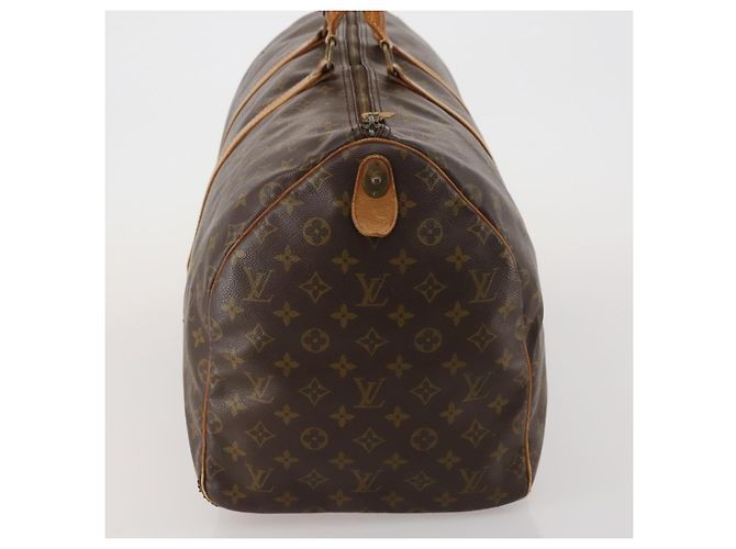 LOUIS VUITTON Borsa Boston Monogram Keepall 55 M41424 LV Auth 187725 Monogramma - vista 4