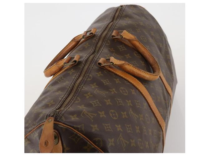 LOUIS VUITTON Borsa Boston Monogram Keepall 55 M41424 LV Auth 187725 Monogramma - vista 6
