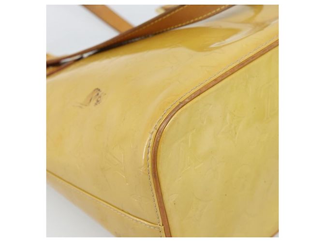 LOUIS VUITTON Borsa Monogram Vernis Houston Beige M91004 LV Auth ep14915 - vista 10