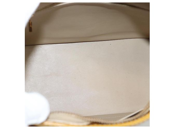 LOUIS VUITTON Borsa Monogram Vernis Houston Beige M91004 LV Auth ep14915 - vista 11