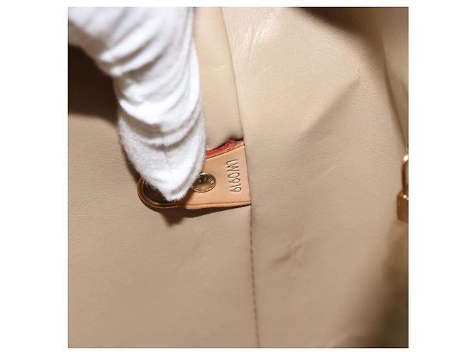 LOUIS VUITTON Borsa Monogram Vernis Houston Beige M91004 LV Auth ep14915 - vista 12