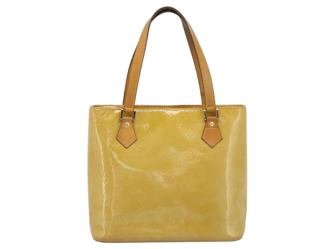 LOUIS VUITTON Borsa Monogram Vernis Houston Beige M91004 LV Auth ep14915 - vista 13