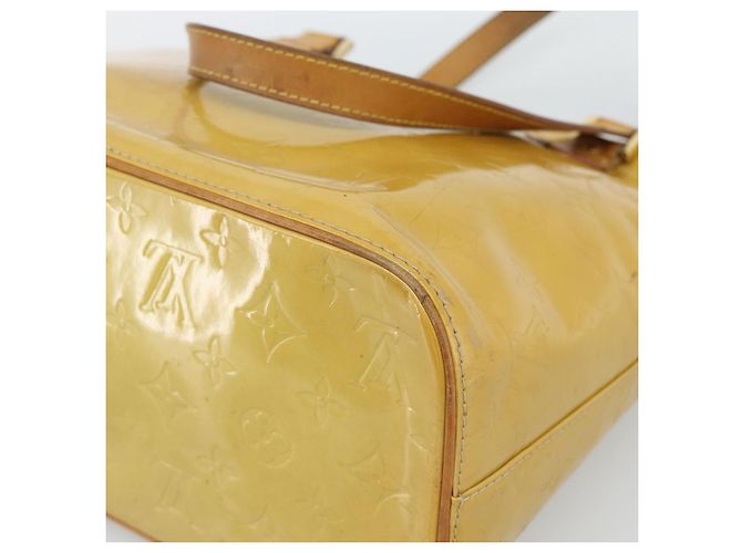 LOUIS VUITTON Borsa Monogram Vernis Houston Beige M91004 LV Auth ep14915 - vista 17