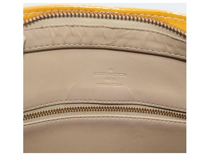LOUIS VUITTON Borsa Monogram Vernis Houston Beige M91004 LV Auth ep14915 - vista 19