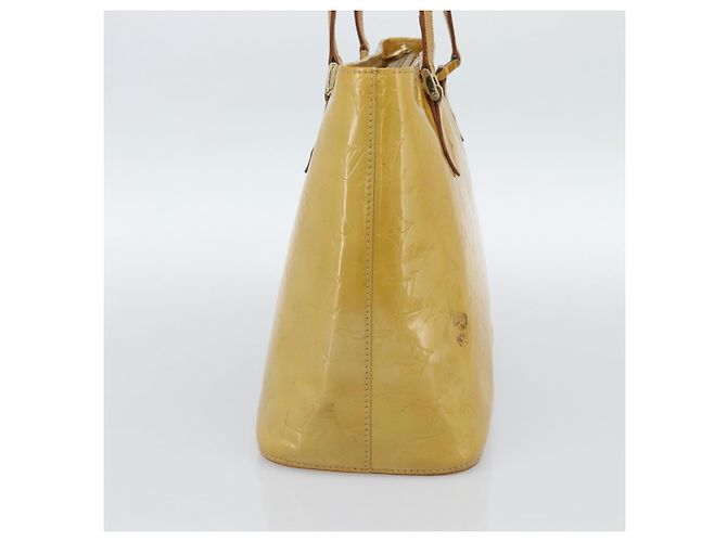 LOUIS VUITTON Borsa Monogram Vernis Houston Beige M91004 LV Auth ep14915 - vista 4