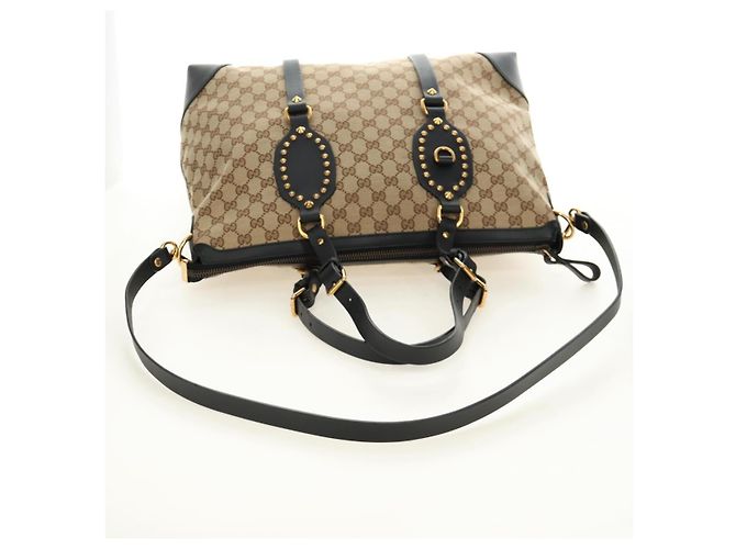 GUCCI GG Canvas Tote Bag 2way Beige Gold 296875 Auth 187995V - Ansicht 10