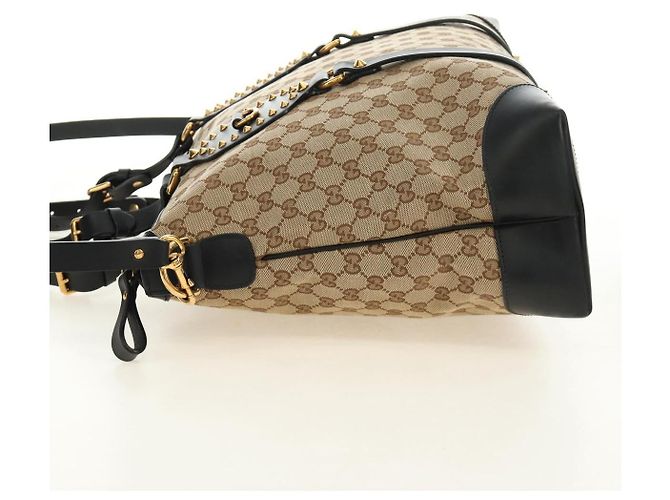 GUCCI GG Canvas Tote Bag 2way Beige Gold 296875 Auth 187995V - Ansicht 4