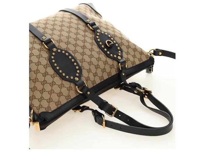 GUCCI GG Canvas Tote Bag 2way Beige Gold 296875 Auth 187995V - Ansicht 6