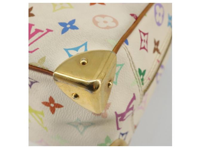 LOUIS VUITTON Borsa Monogram Multicolor Trouville Bianca M92663 LV Auth 189689 Bianco - vista 12