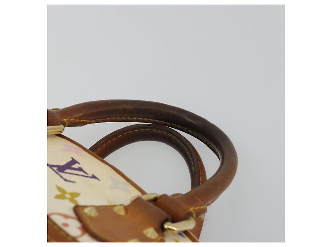 LOUIS VUITTON Borsa Monogram Multicolor Trouville Bianca M92663 LV Auth 189689 Bianco - vista 8