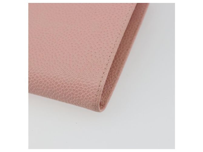 CHANEL Long Wallet Caviar Leder Roségold CC Authentisch ar13987A Pink Golden - Ansicht 10