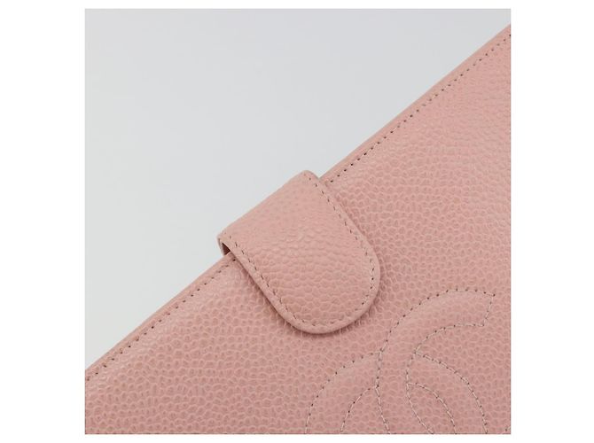 CHANEL Long Wallet Caviar Leder Roségold CC Authentisch ar13987A Pink Golden - Ansicht 12