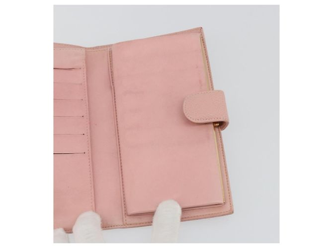 CHANEL Long Wallet Caviar Leder Roségold CC Authentisch ar13987A Pink Golden - Ansicht 14