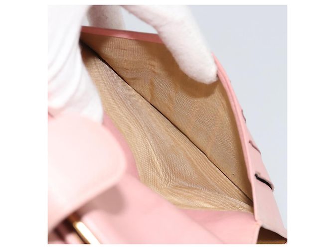 CHANEL Long Wallet Caviar Leder Roségold CC Authentisch ar13987A Pink Golden - Ansicht 17