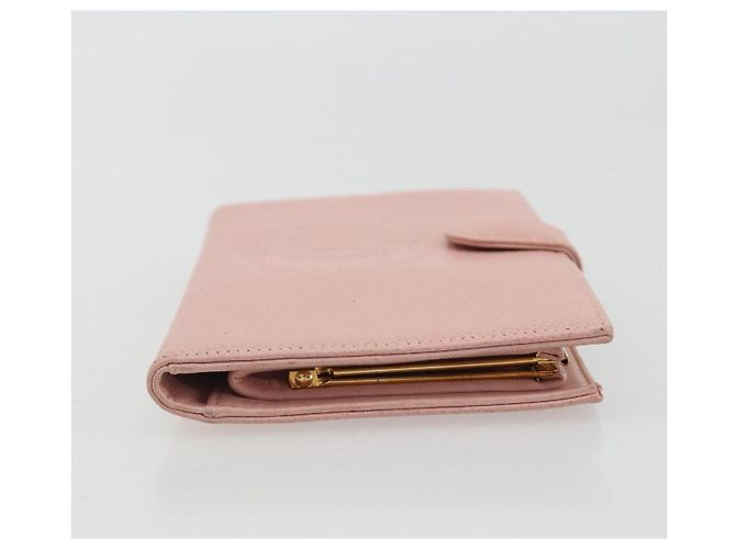 CHANEL Long Wallet Caviar Leder Roségold CC Authentisch ar13987A Pink Golden - Ansicht 4
