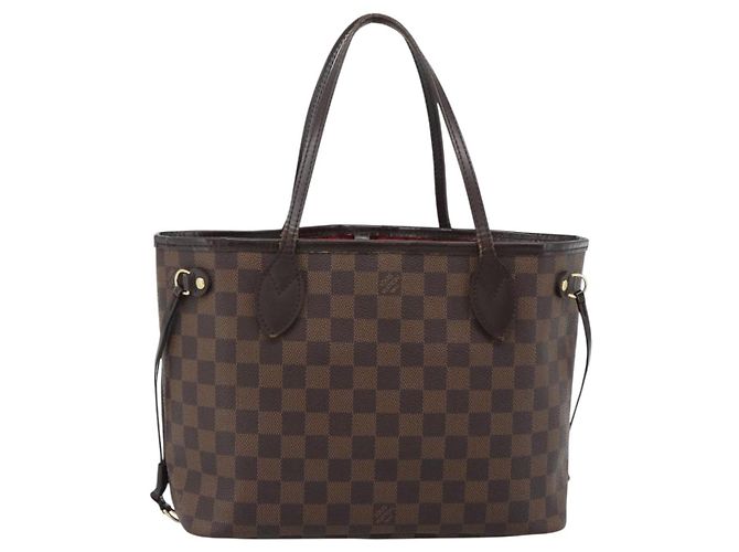 LOUIS VUITTON Damier Ebene Neverfull PM Tote Bag N51109 LV Auth 189833 - Ansicht 3