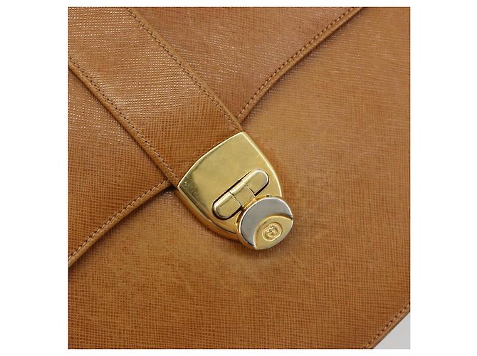 Borsa GUCCI in pelle beige oro Auth 188578 D'oro - vista 14