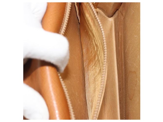 Borsa GUCCI in pelle beige oro Auth 188578 D'oro - vista 21