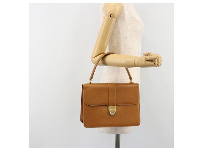 Borsa GUCCI in pelle beige oro Auth 188578 D'oro - vista 24