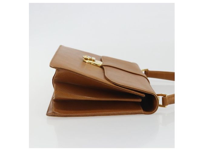 Borsa GUCCI in pelle beige oro Auth 188578 D'oro - vista 4