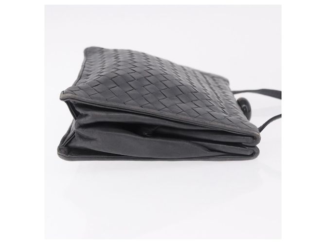 Borsa a Spalla BOTTEGA VENETA INTRECCIATO Pelle Grigia Auth 190565 - vista 4